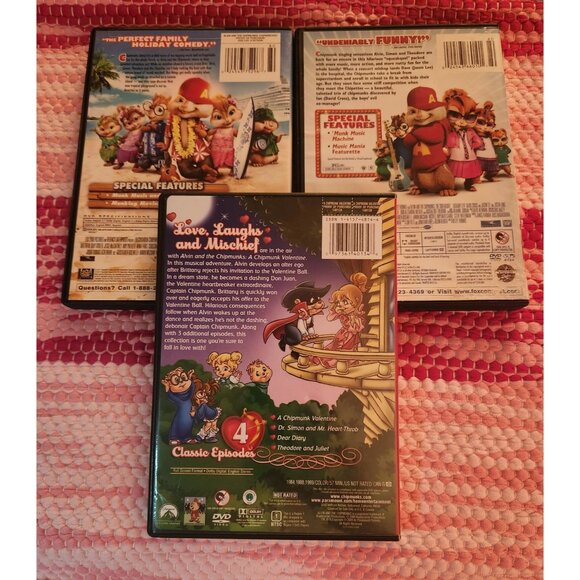 Alvin and the Chipmunks Dvd Lot - Picture 2 of 2